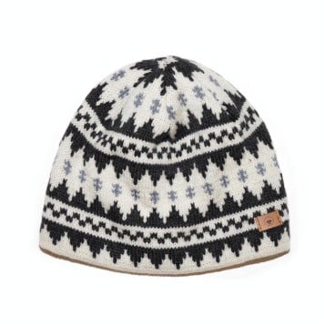 Fuza Wool Gorm Beanie Reversible - White