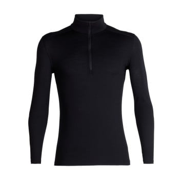 Icebreaker 200 Oasis LS Half Zip - Black