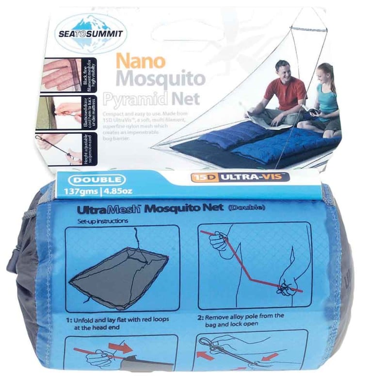 Sea To Summit Nano Mosquito Pyramid Net Double