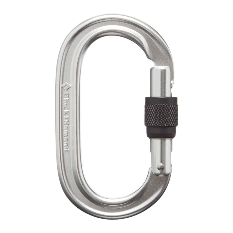 Black Diamond Oval Keylock Screwgate Carabiner