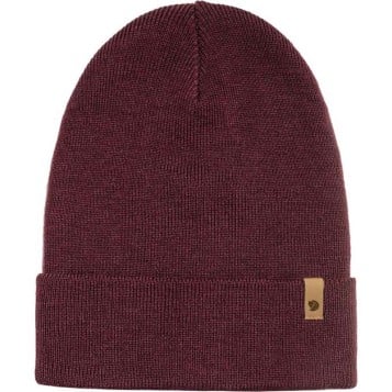 Fjällräven Classic Knit Hat - Dark Garnet