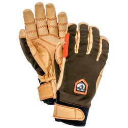 Hestra Ergo Grip Active - 5 finger - Dark forest-Naturbrun