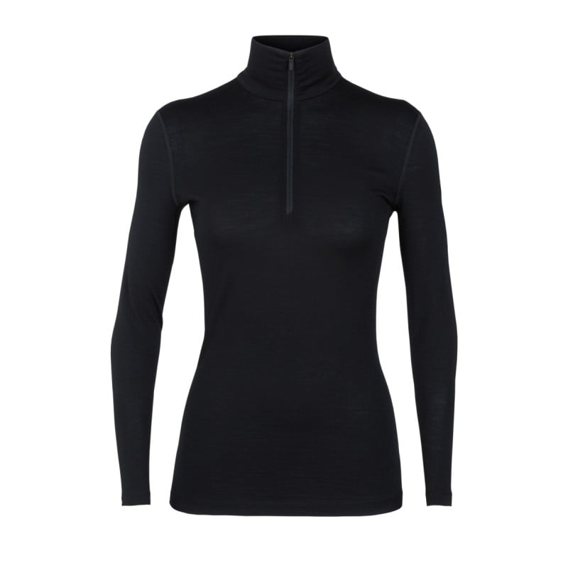 Icebreaker 200 Oasis LS Half Zip - Black