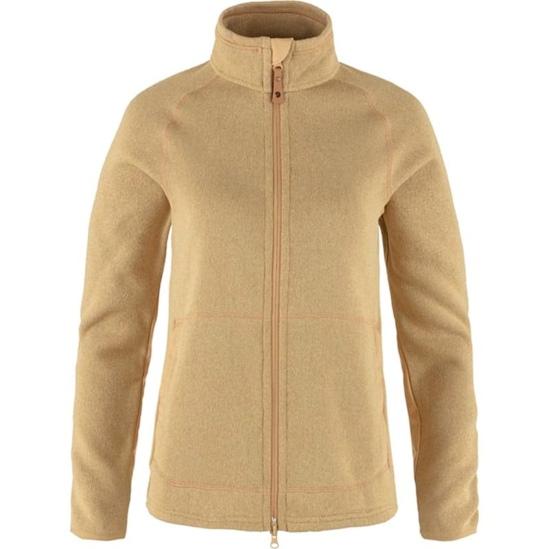 Fjällräven Övik Fleece Zip Sweater W - Dune Beige