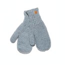 Fuza Wool Jap Mittens - Denim