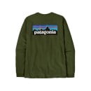 Patagonia L/S P-6 Logo Responsibili-Tee - Torrey Pine Green