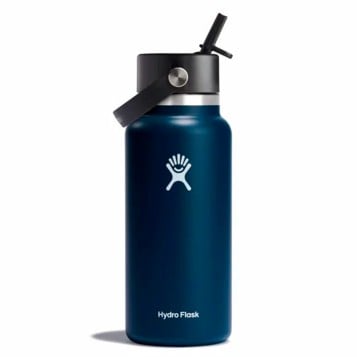 Hydroflask 32 oz Wide Mouth Flex Straw Cap - Indigo