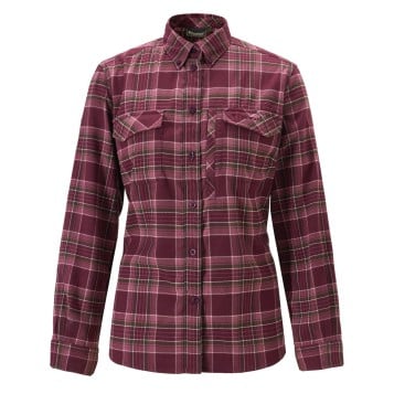 Pinewood Abisko Hiking Flannel Shirt - Plum