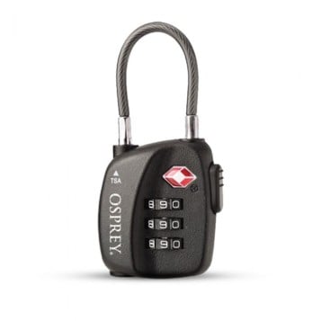 Osprey TSA 3 Dial Cable Lock