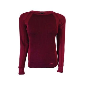 XTM Merino Thermal L/S Top - Burgundy