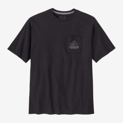 Patagonia Chouinard Crest Pocket Responsibili-Tee - Ink Black