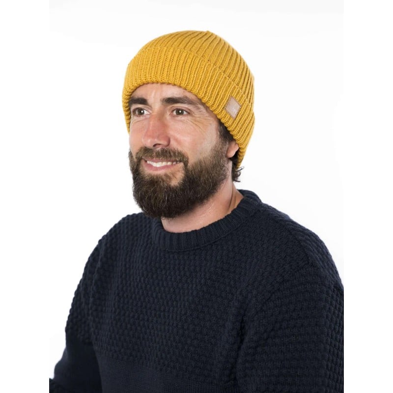 Fuza Wool C-Beanie - Okker