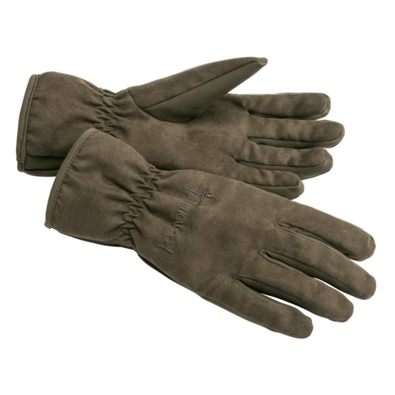 Pinewood Extreme Suede-Padded Glove - Suede Brown/Dark Olive