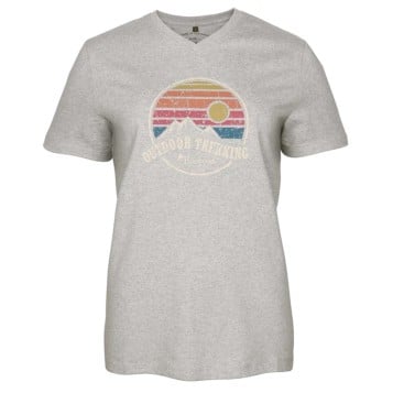 Pinewood Finnveden Recycled Outdoor T-Shirt - Light Grey