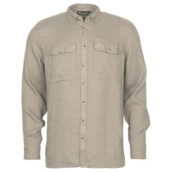 Pinewood Värnamo InsectSafe Linen L/S Shirt - Linen Beige