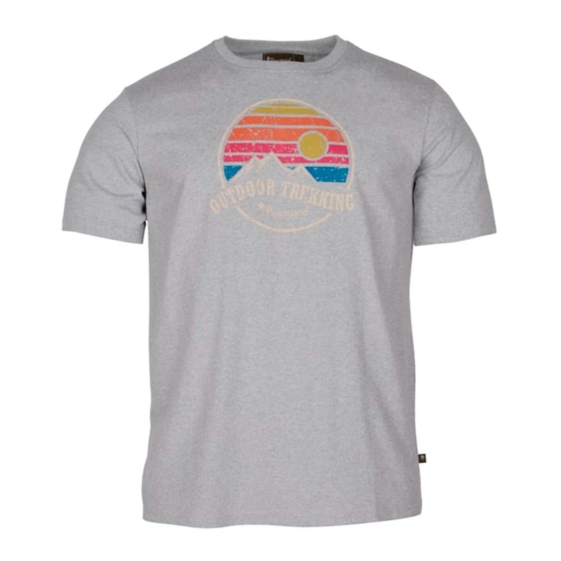 Pinewood Finnveden Recycled Outdoor T-Shirt - Light Grey