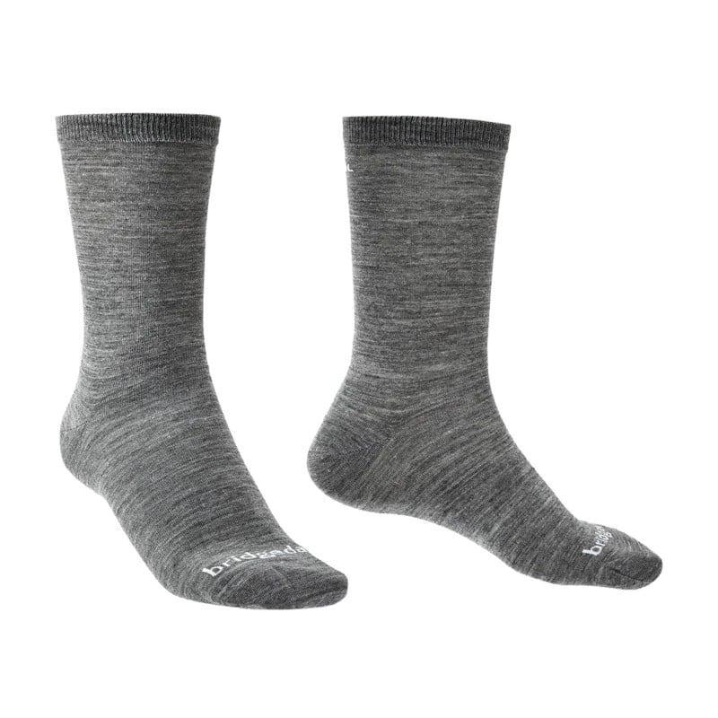 Bridgedale Liner Base Layer Thermal Liner 2 Pairs - Grey