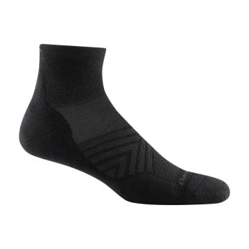 Darn Tough Run 1/4 Ultra-Lightweight with cushion - Black