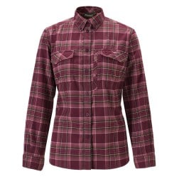 Pinewood Abisko Hiking Flannel Shirt - Plum