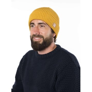 Fuza Wool C-Beanie - Okker