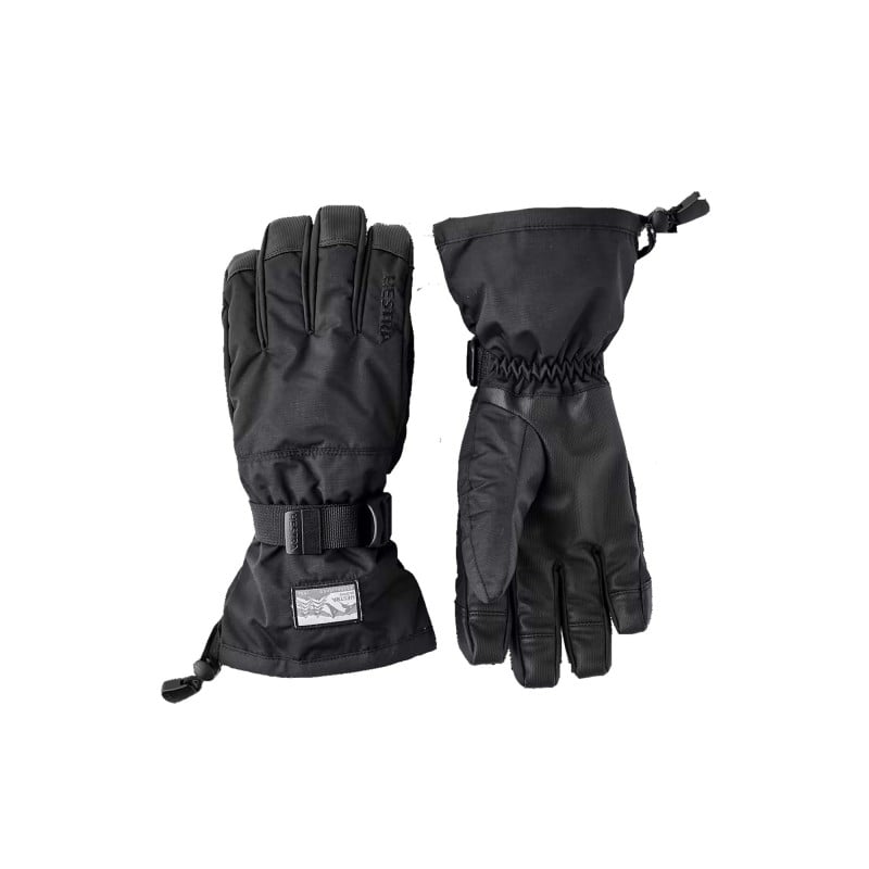 Hestra Gauntlet Sr. - 5 Finger - Black/Black