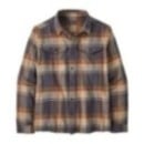 Patagonia Fjord Flannel Shirt - Sunrise Ridge: Forge Grey