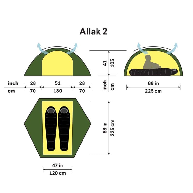 Hilleberg Allak 2 – 2-personers telt | Bjergkæden