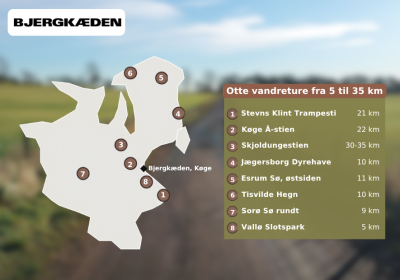 Vandreruter på Sjælland: 8 vandreture fra 5 til 30 km